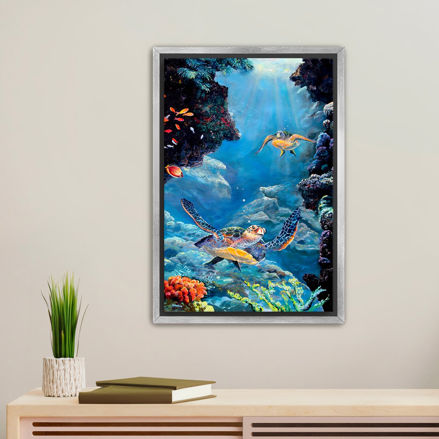 Underwater World of Wonder - Giclée on Canvas