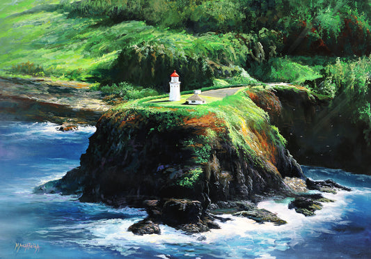 Kilauea Lighthouse - Giclée on Metal