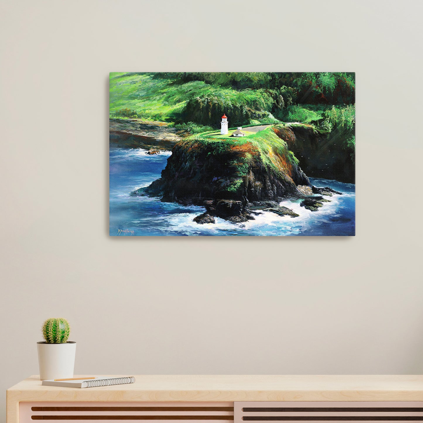 Kilauea Lighthouse - Giclée on Metal