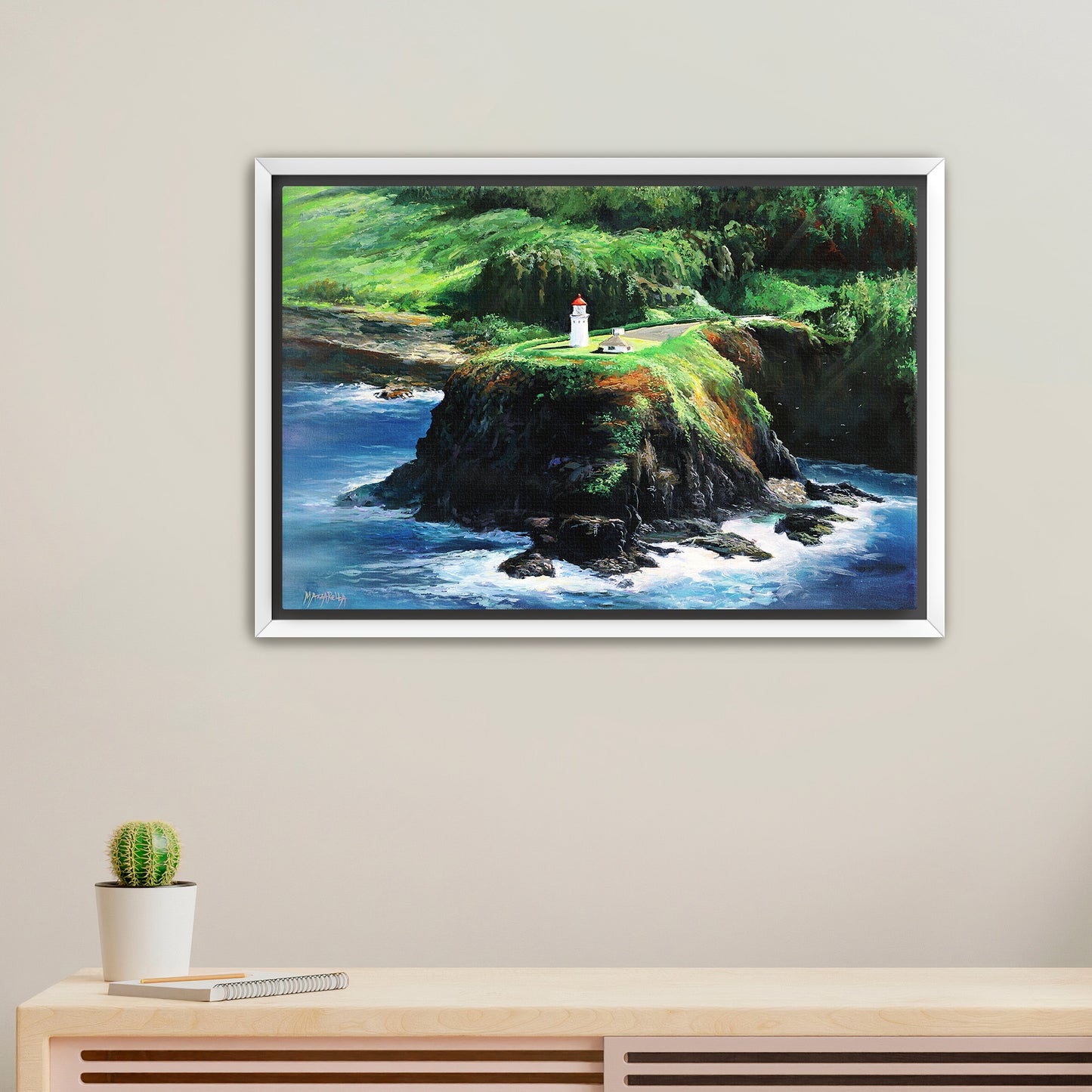 Kilauea Lighthouse - Giclée on Canvas