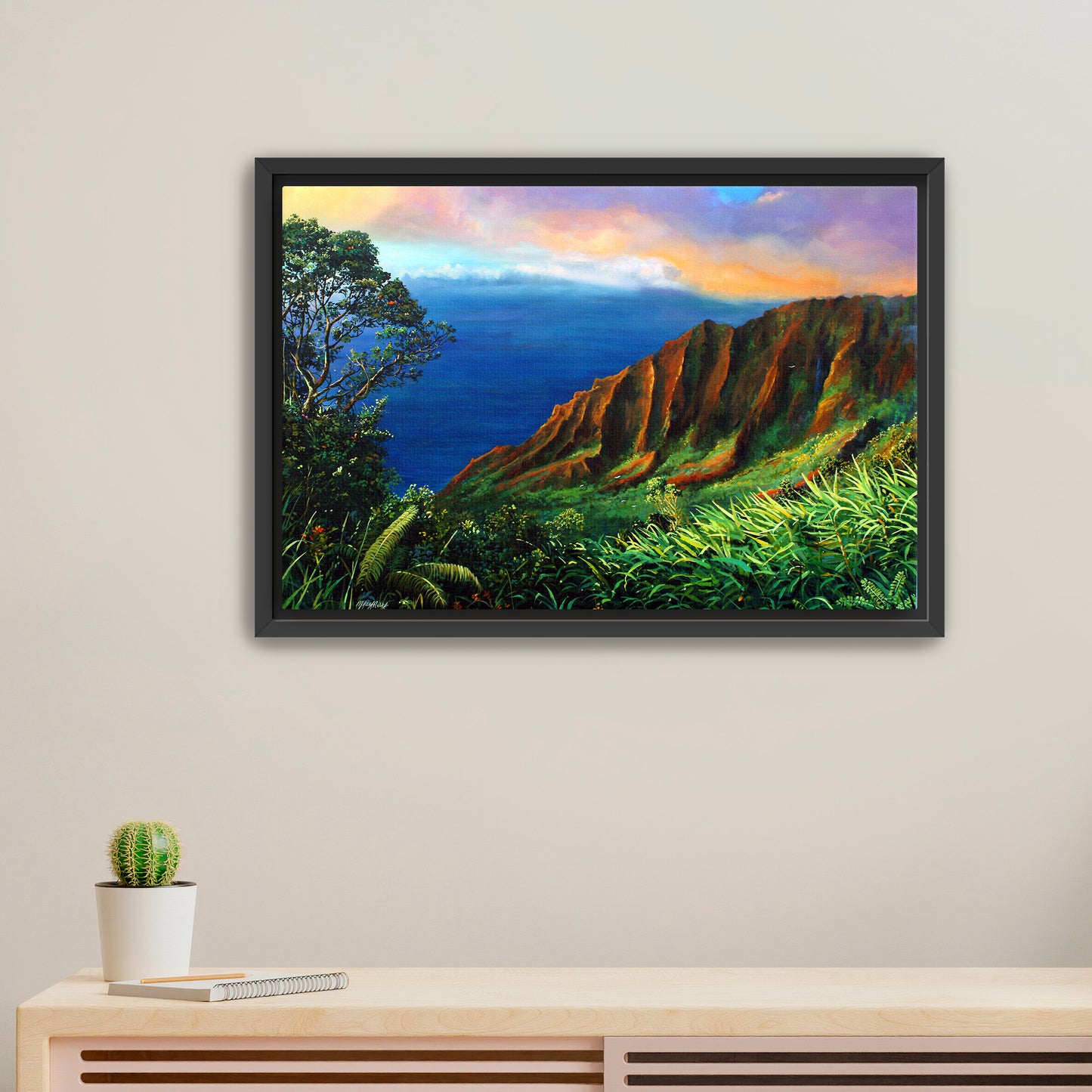 Kalalau Valley Lookout - Giclée on Canvas