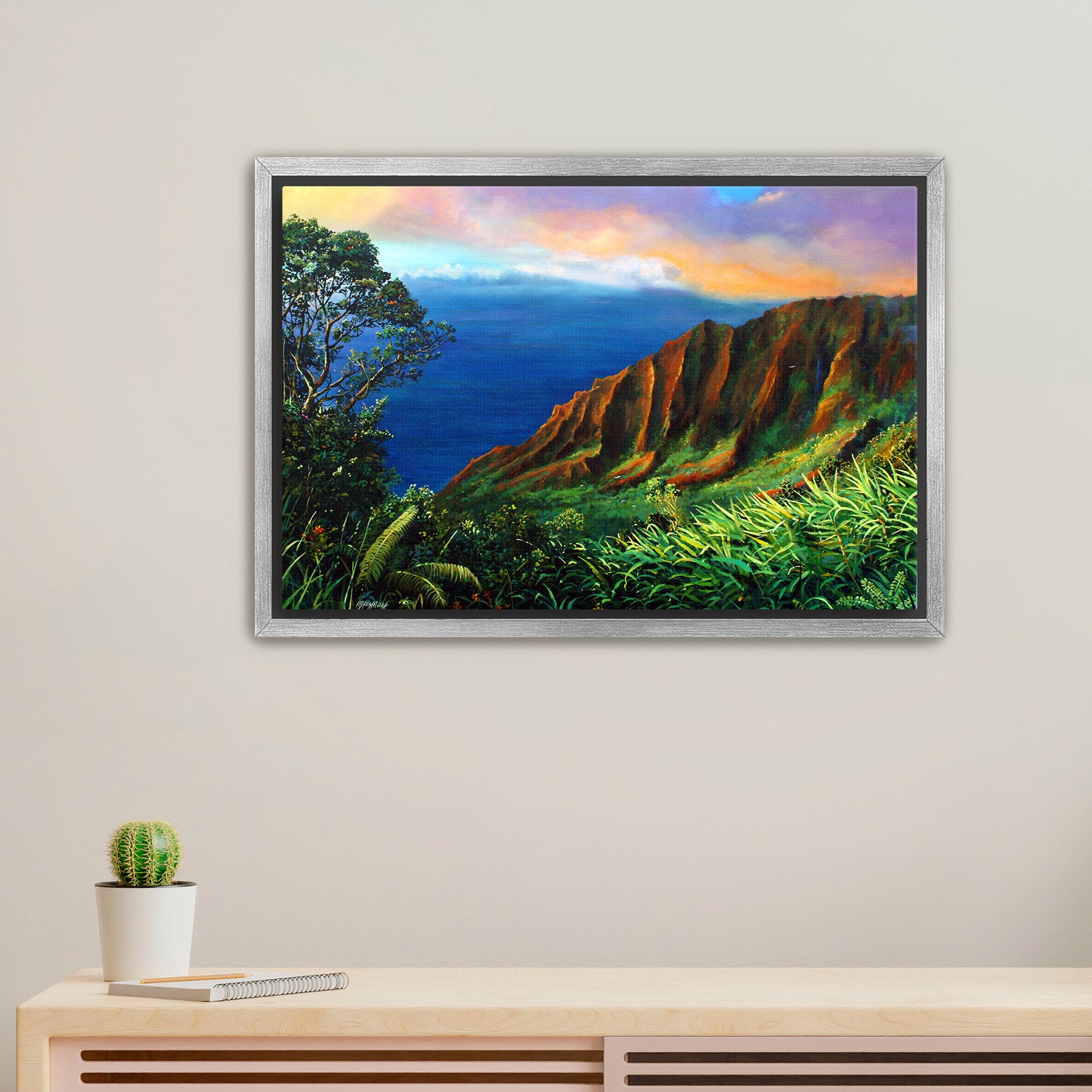 Kalalau Valley Lookout - Giclée on Canvas