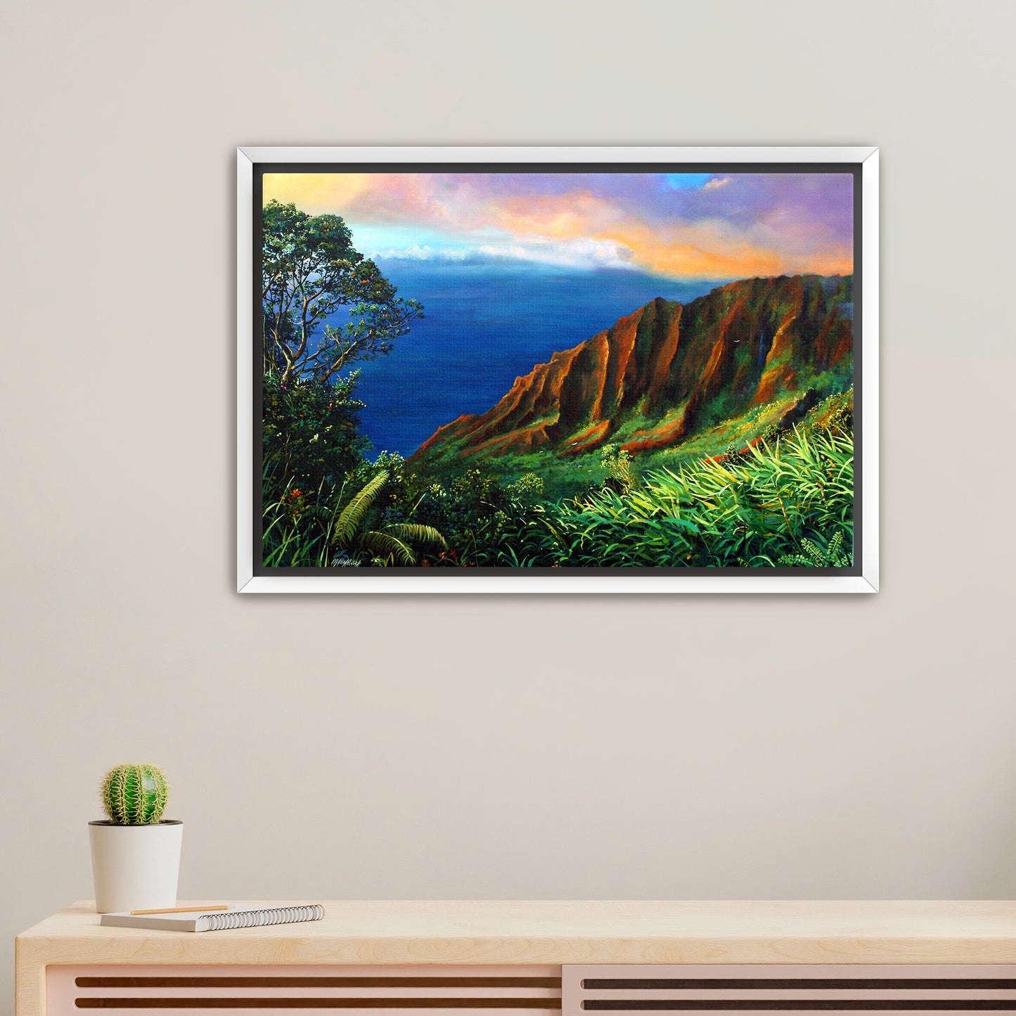 Kalalau Valley Lookout - Giclée on Canvas