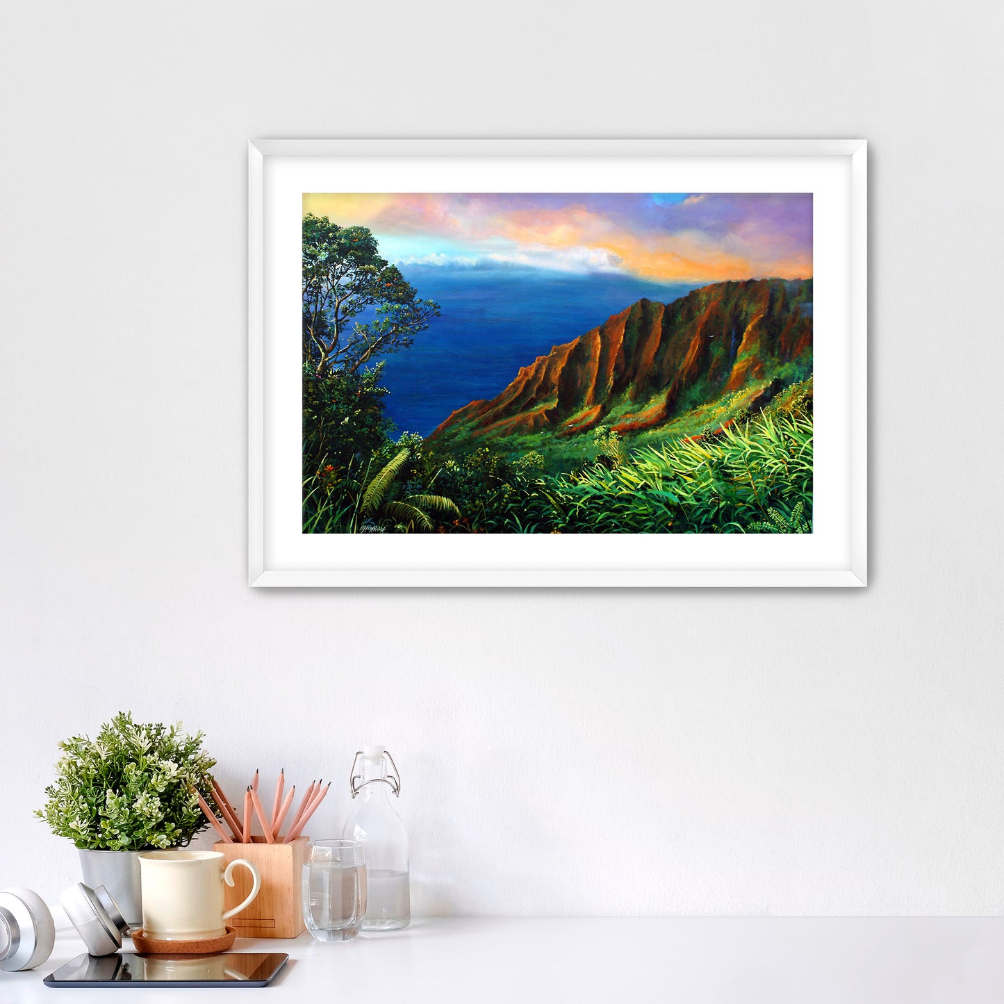 Kalalau Valley Lookout - Giclée on Paper