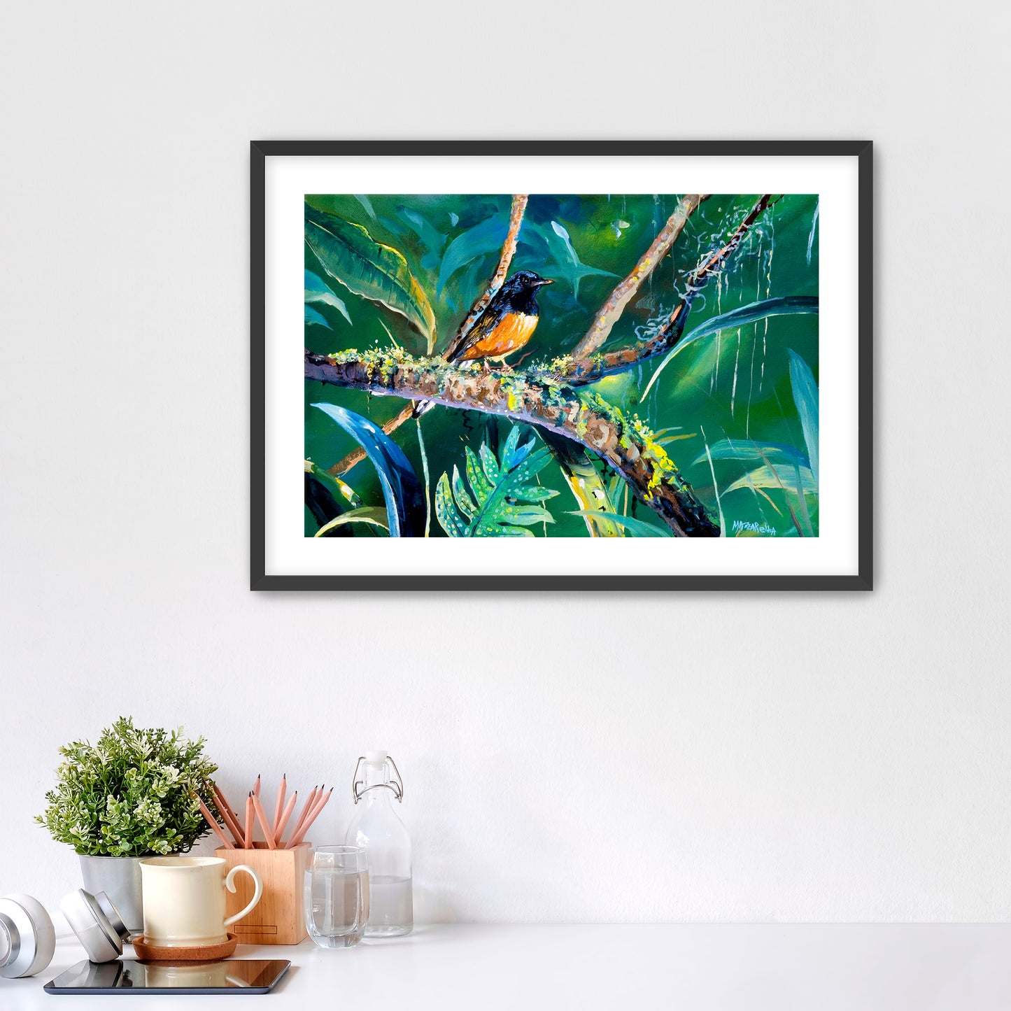 Shama's Emerald Forest - Giclée on Paper