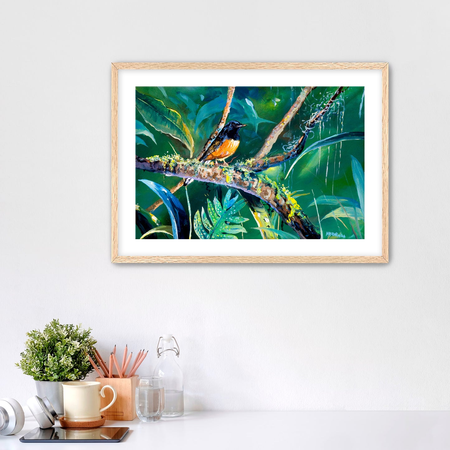 Shama's Emerald Forest - Giclée on Paper