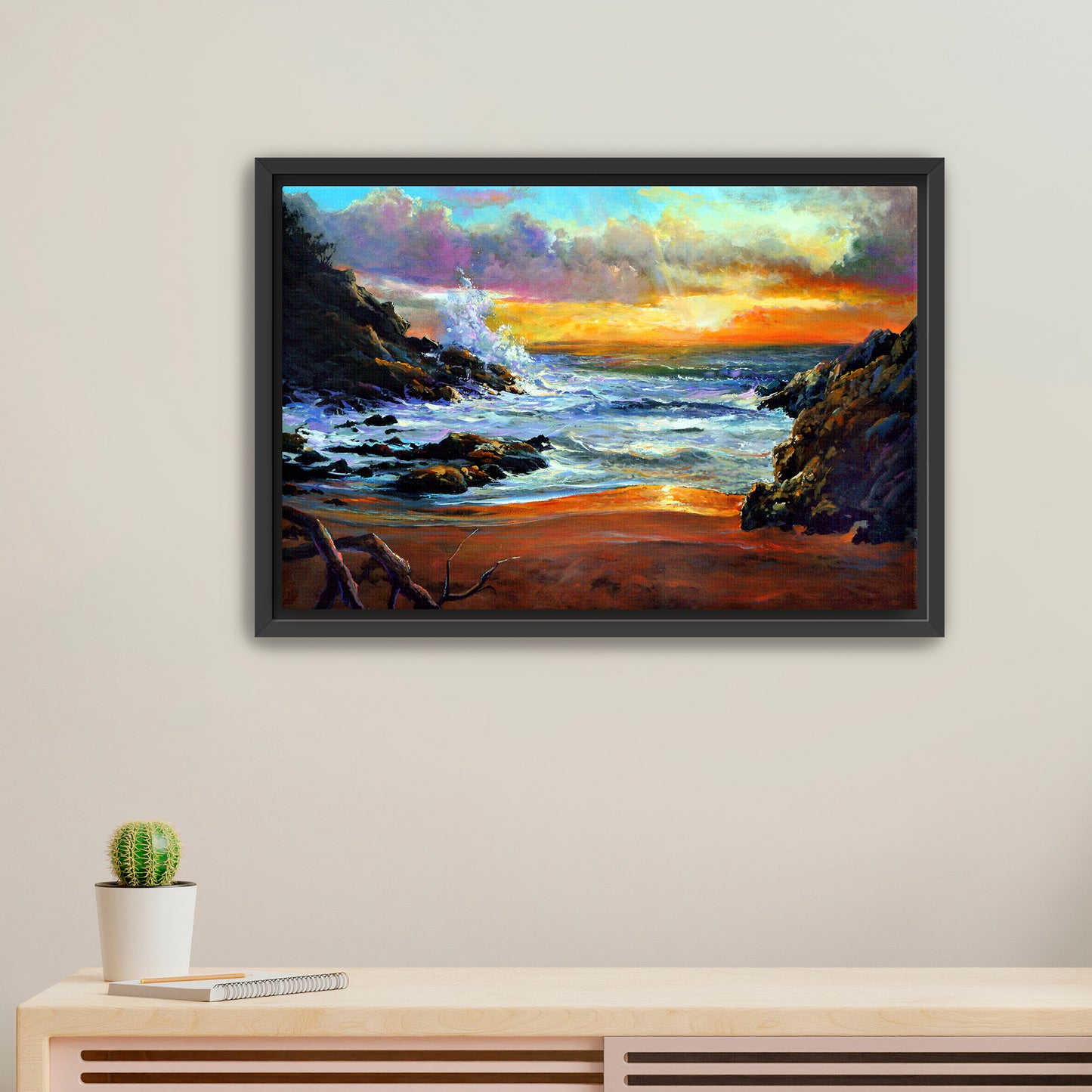 Cotton Candy Sunset - Giclée on Canvas