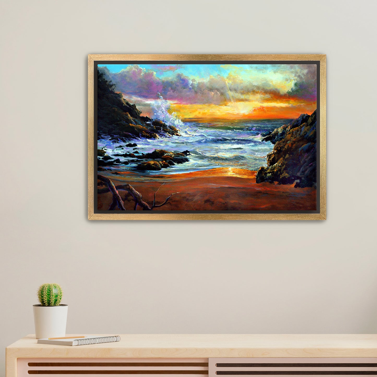 Cotton Candy Sunset - Giclée on Canvas