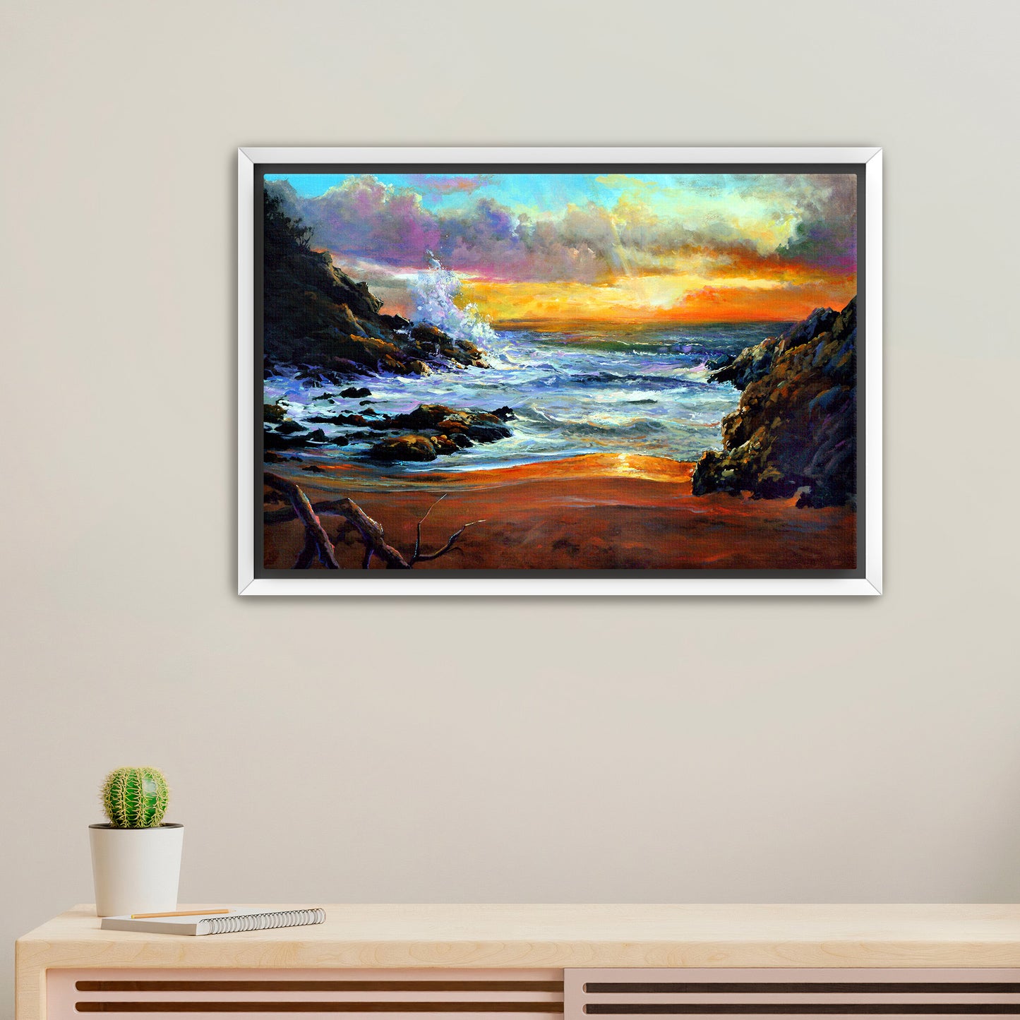 Cotton Candy Sunset - Giclée on Canvas