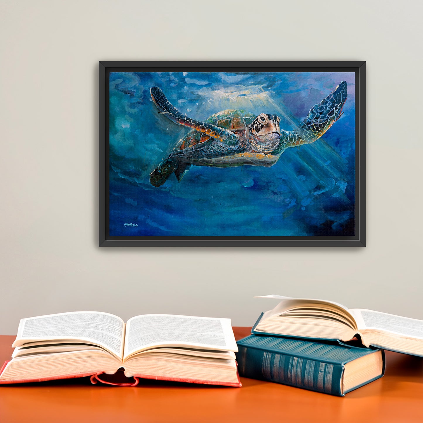 Ocean Jedi Turtle - Giclée on Canvas