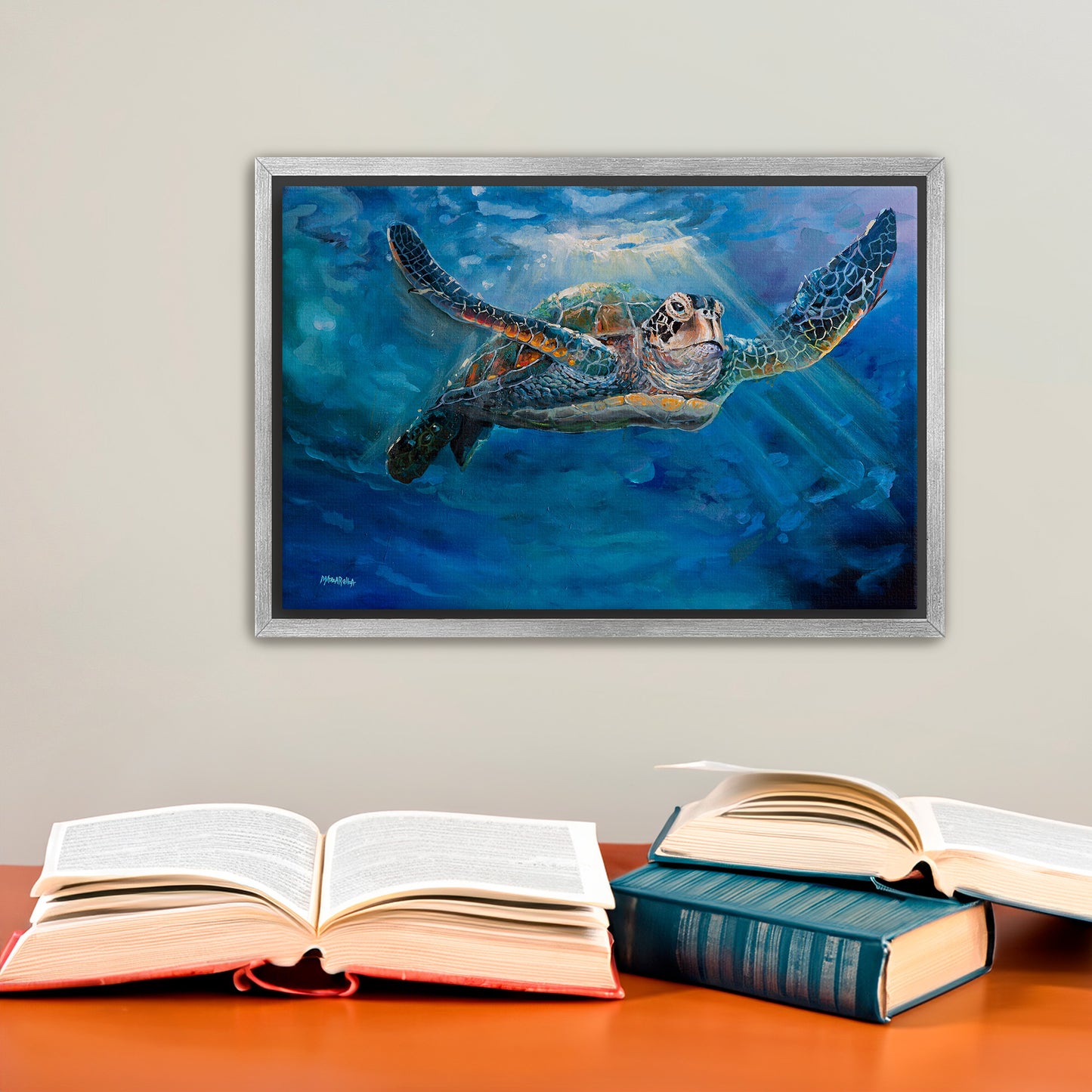 Ocean Jedi Turtle - Giclée on Canvas