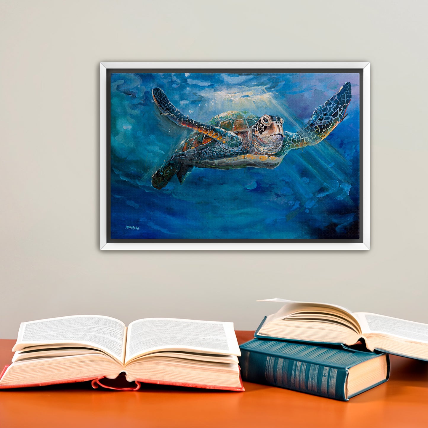 Ocean Jedi Turtle - Giclée on Canvas