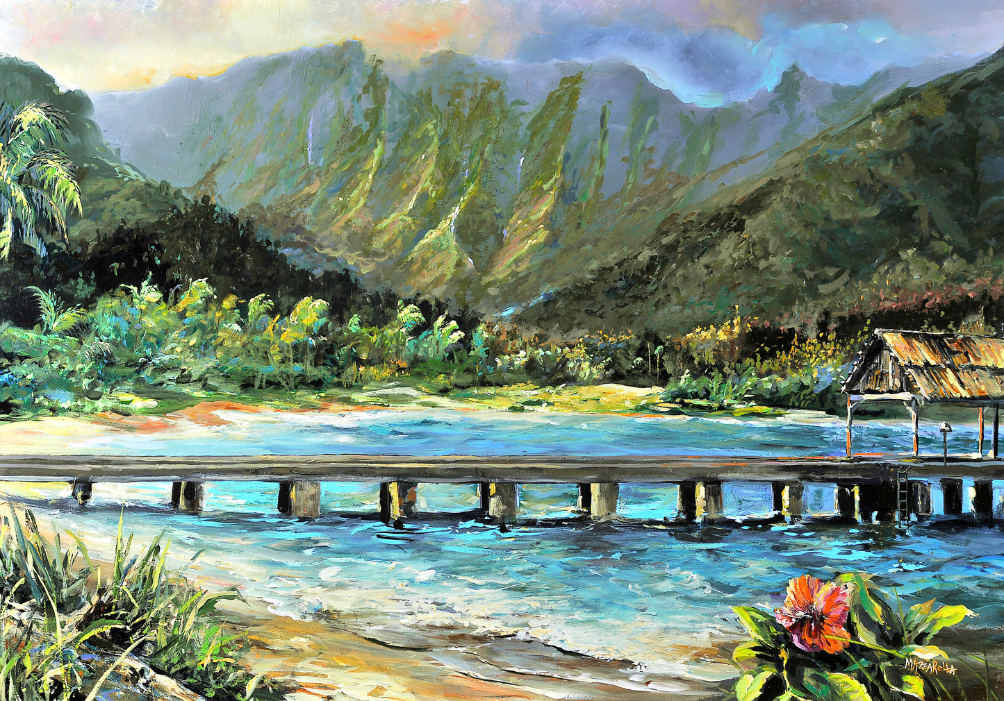 Hanalei's Timeless Beauty - Giclée on Canvas