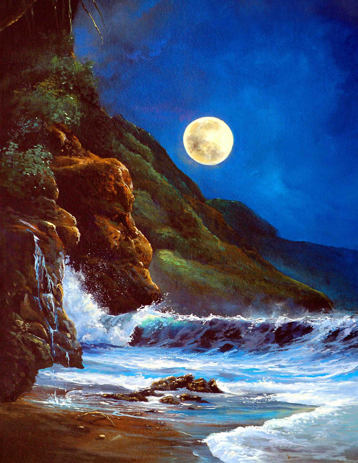 Makana Moon - Giclée on Canvas