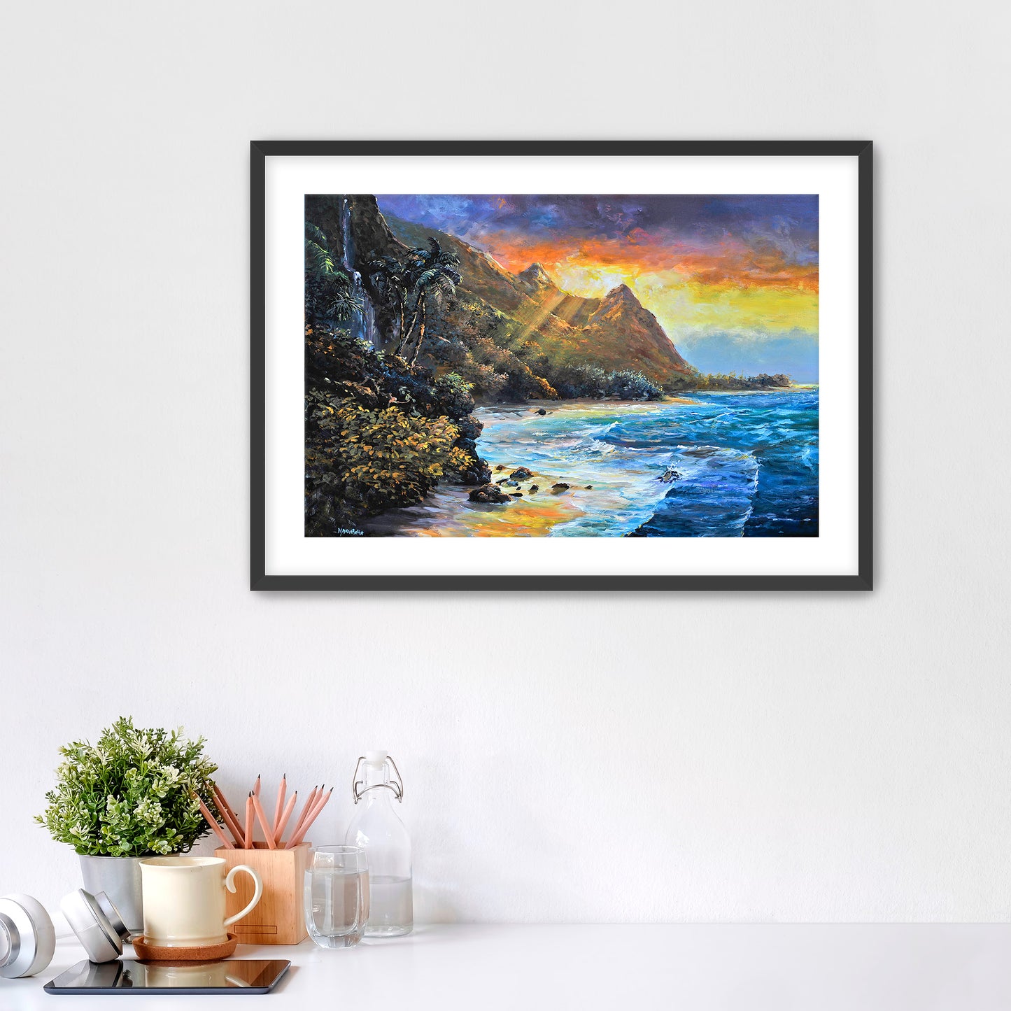 Golden Shores of Kauai - Giclée on Paper