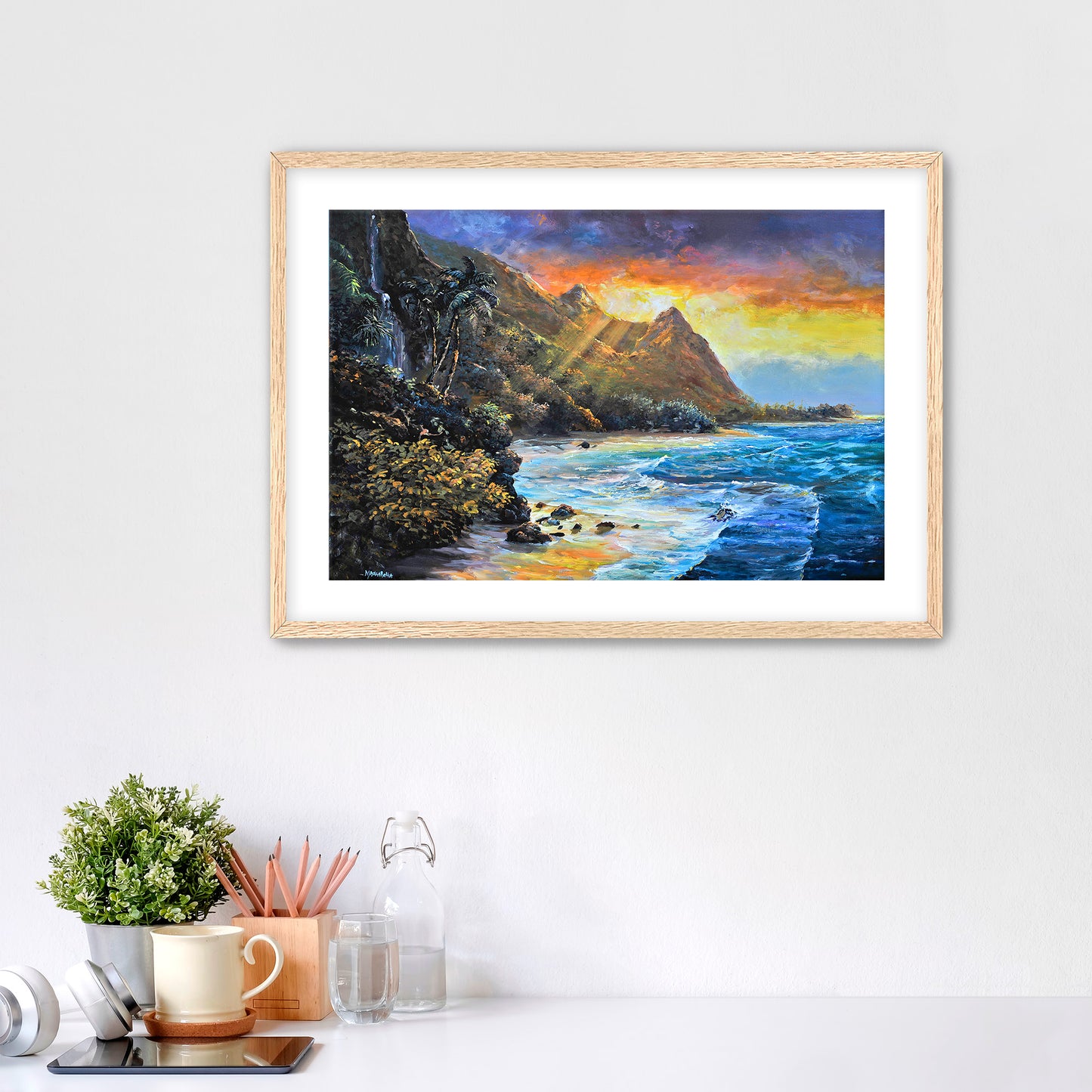 Golden Shores of Kauai - Giclée on Paper