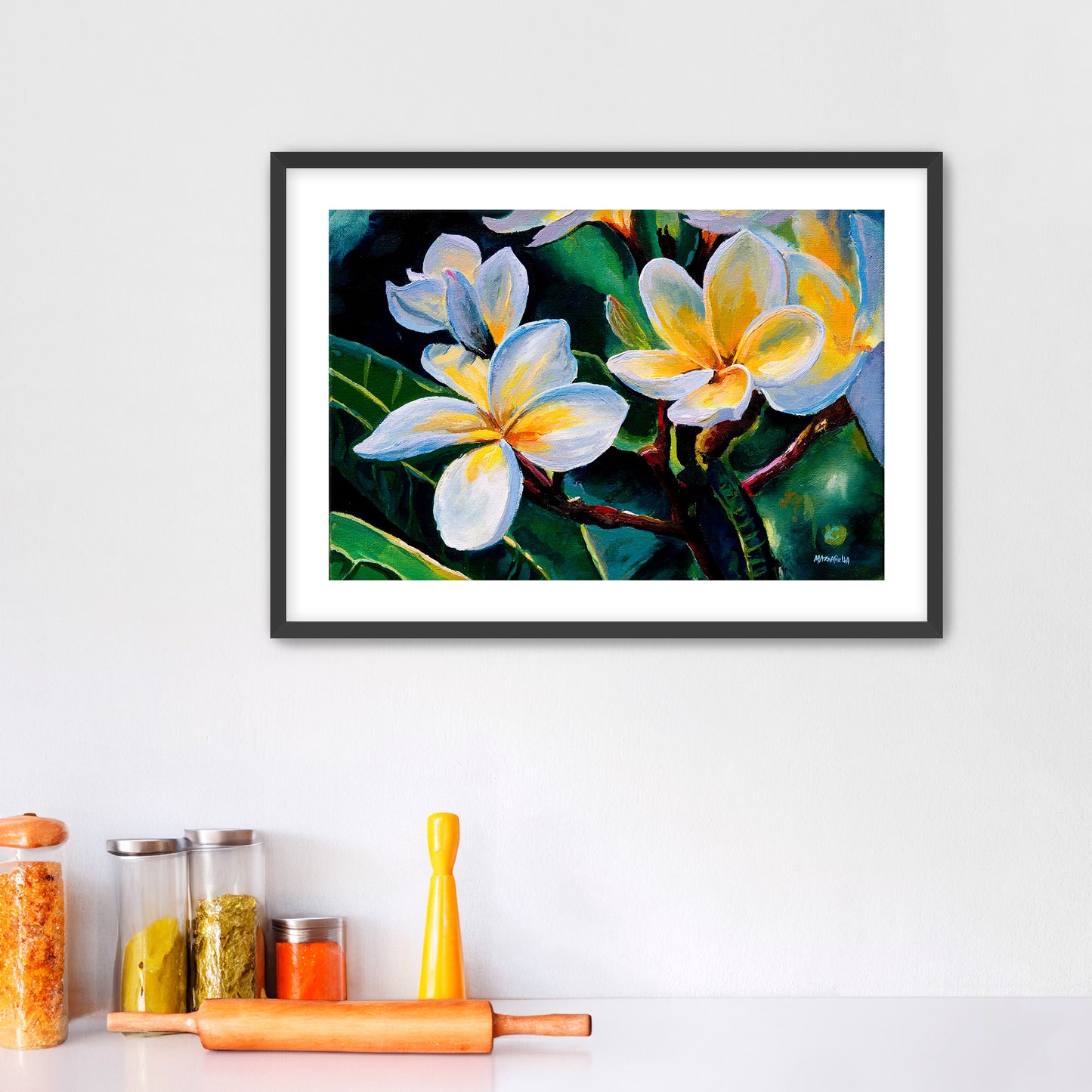 Plumeria Sunshine - Giclée on Paper