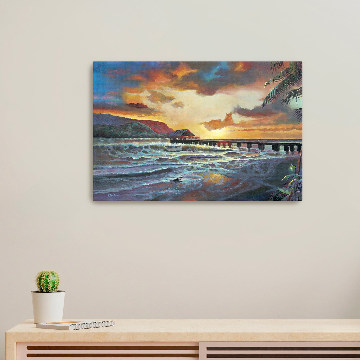 Aloha Friday in Hanalei - Giclée on Metal