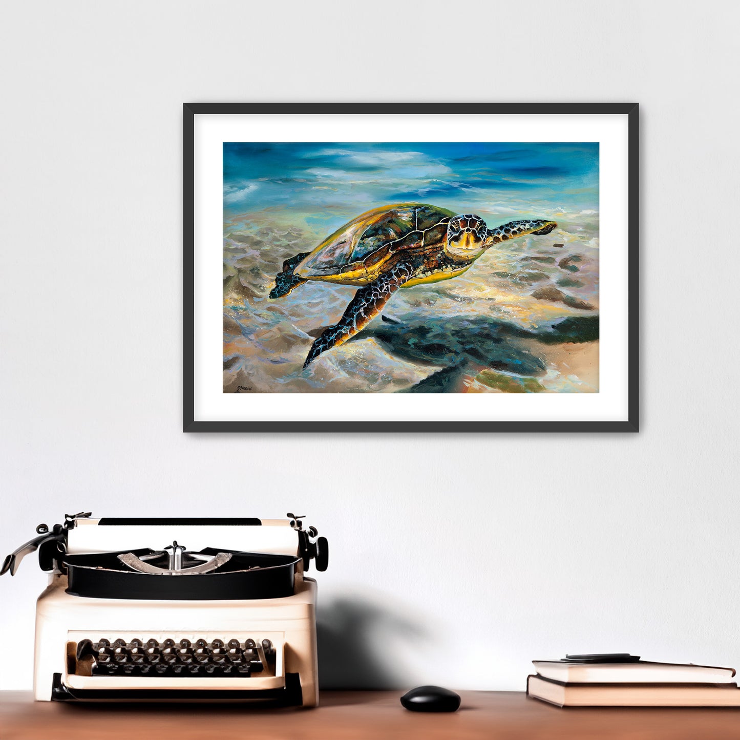 Honu in Ha'ena - Giclée on Paper