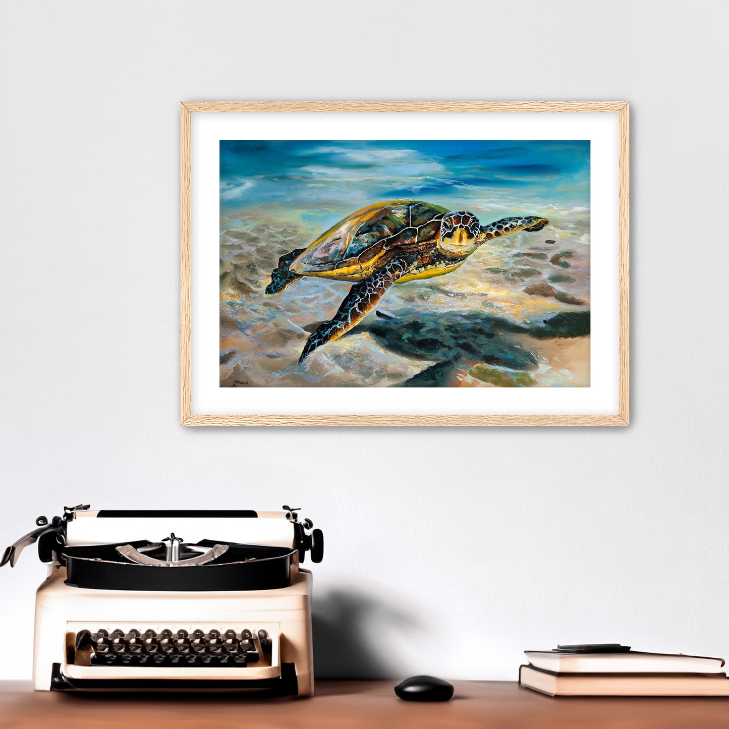 Honu in Ha'ena - Giclée on Paper