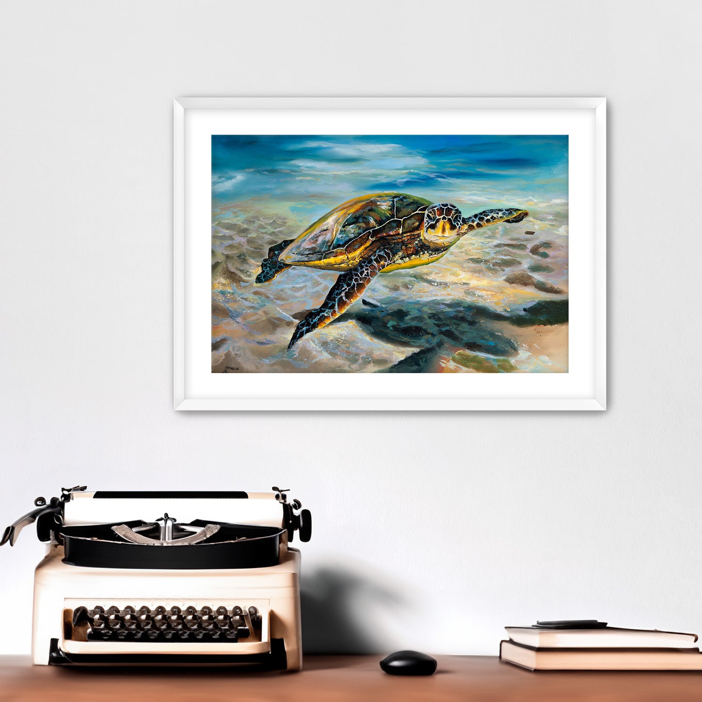 Honu in Ha'ena - Giclée on Paper