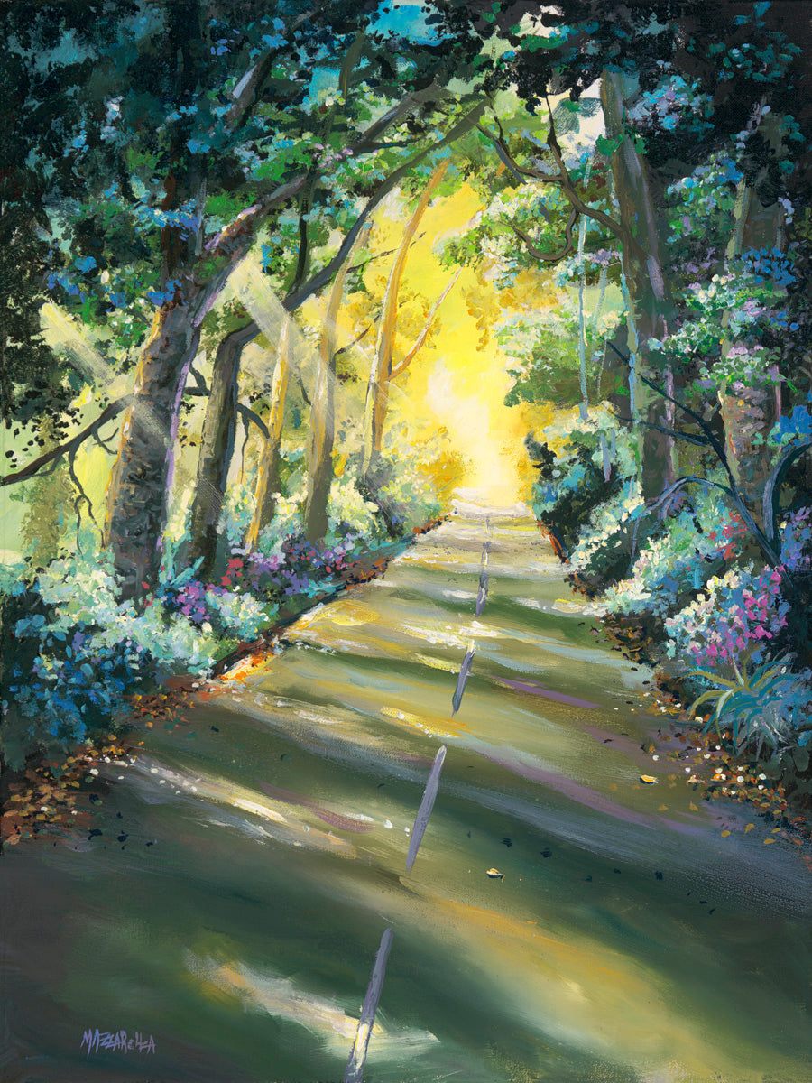 Koloa Tree Tunnel Golden- Giclée on Canvas