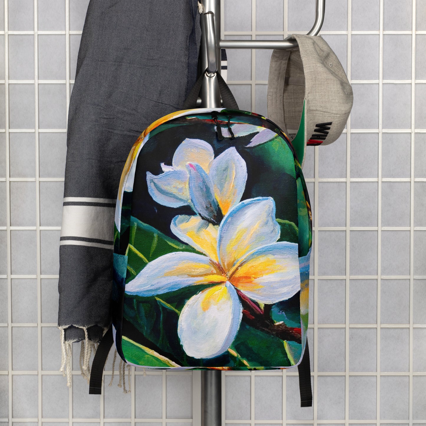 Plumeria Sunshine Minimalist Backpack