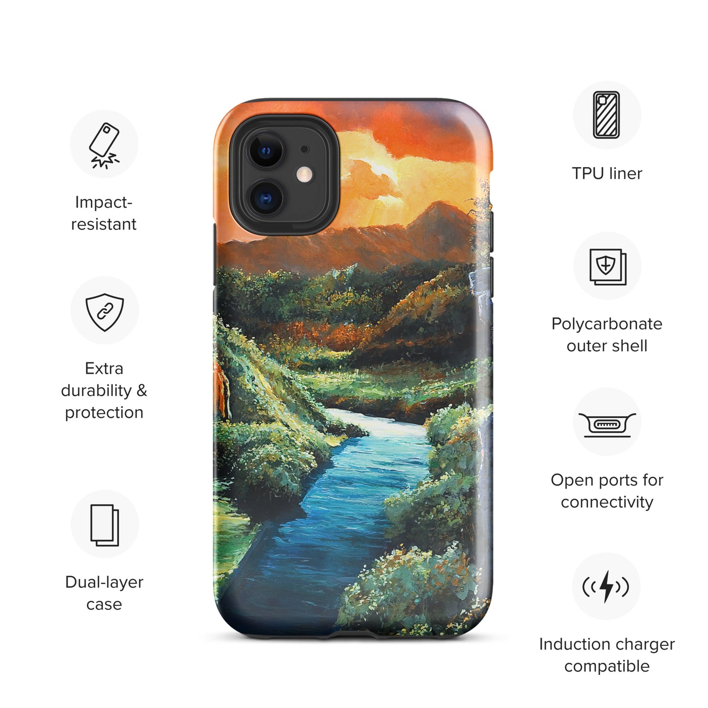 Wailua River Sunset - Tough Case for iPhone®