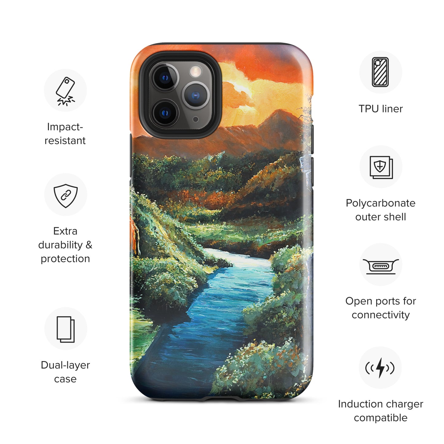 Wailua River Sunset - Tough Case for iPhone®