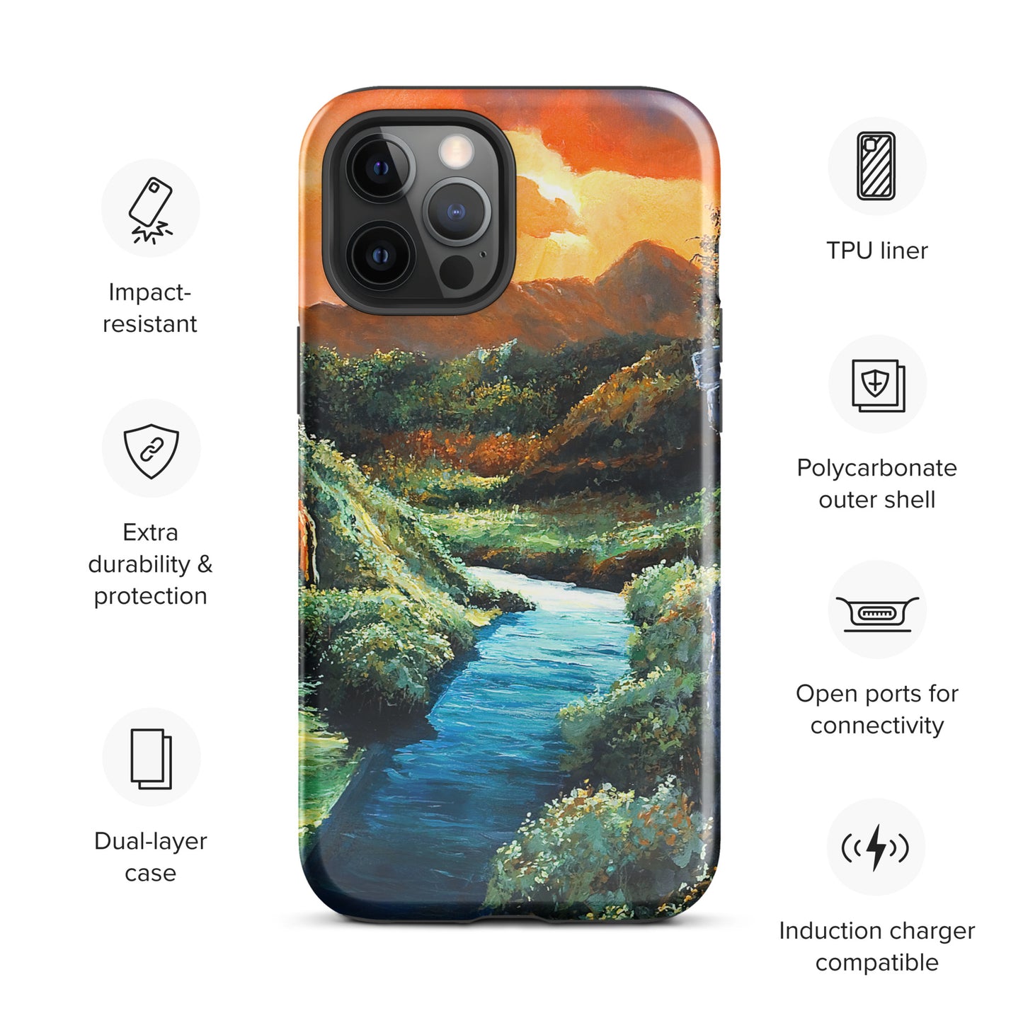 Wailua River Sunset - Tough Case for iPhone®