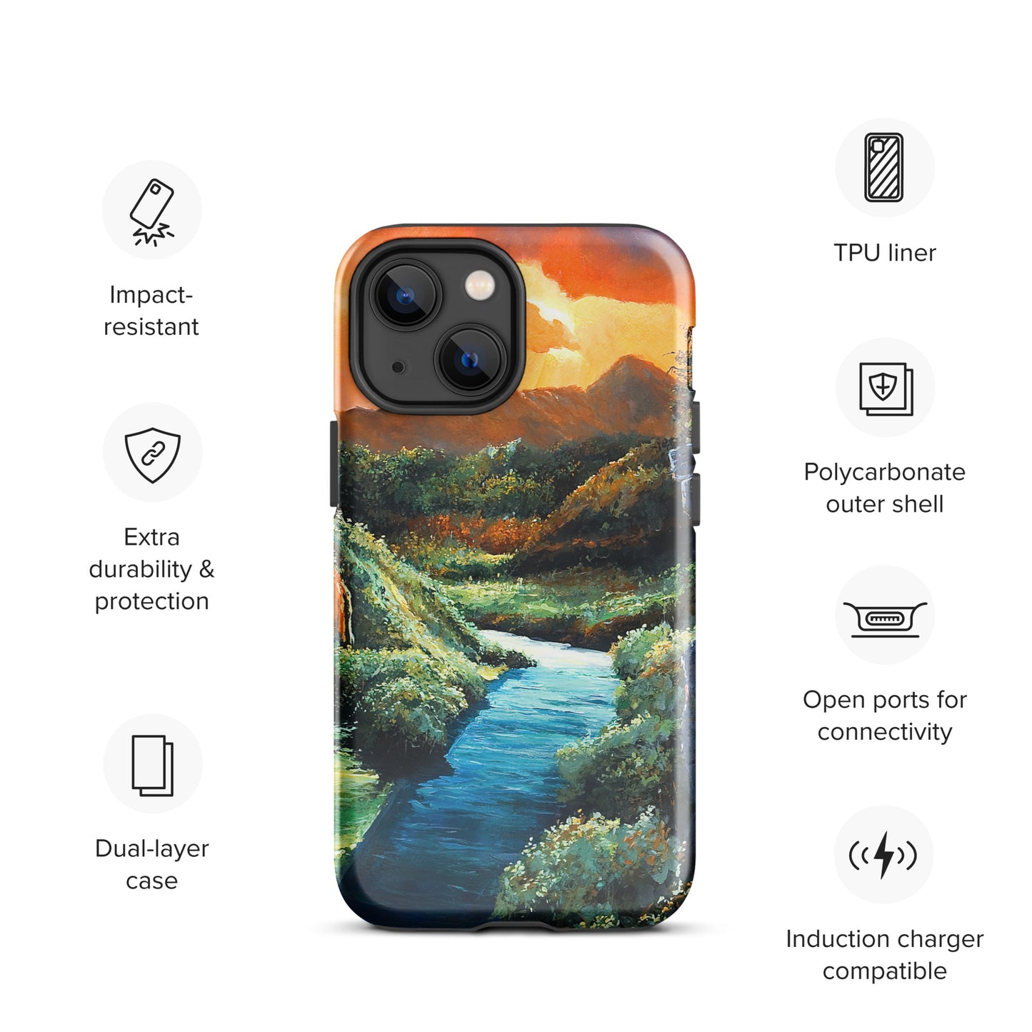 Wailua River Sunset - Tough Case for iPhone®