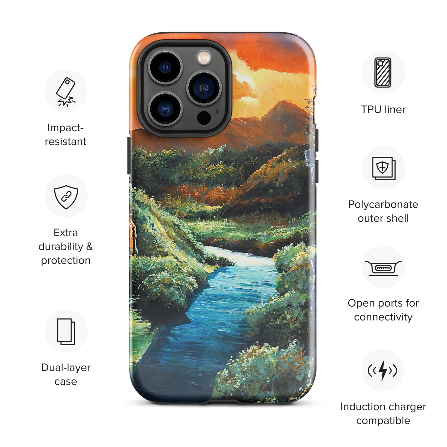 Wailua River Sunset - Tough Case for iPhone®