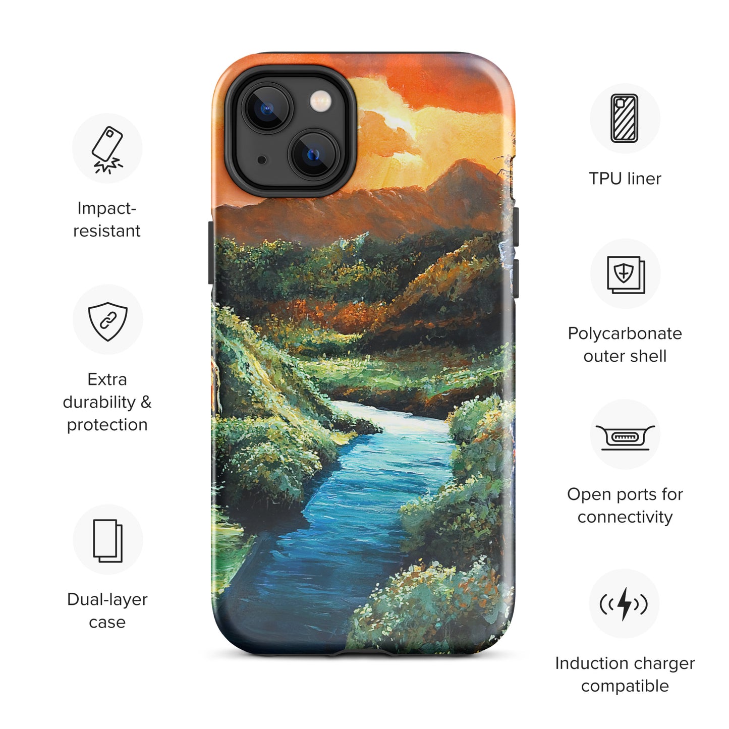 Wailua River Sunset - Tough Case for iPhone®