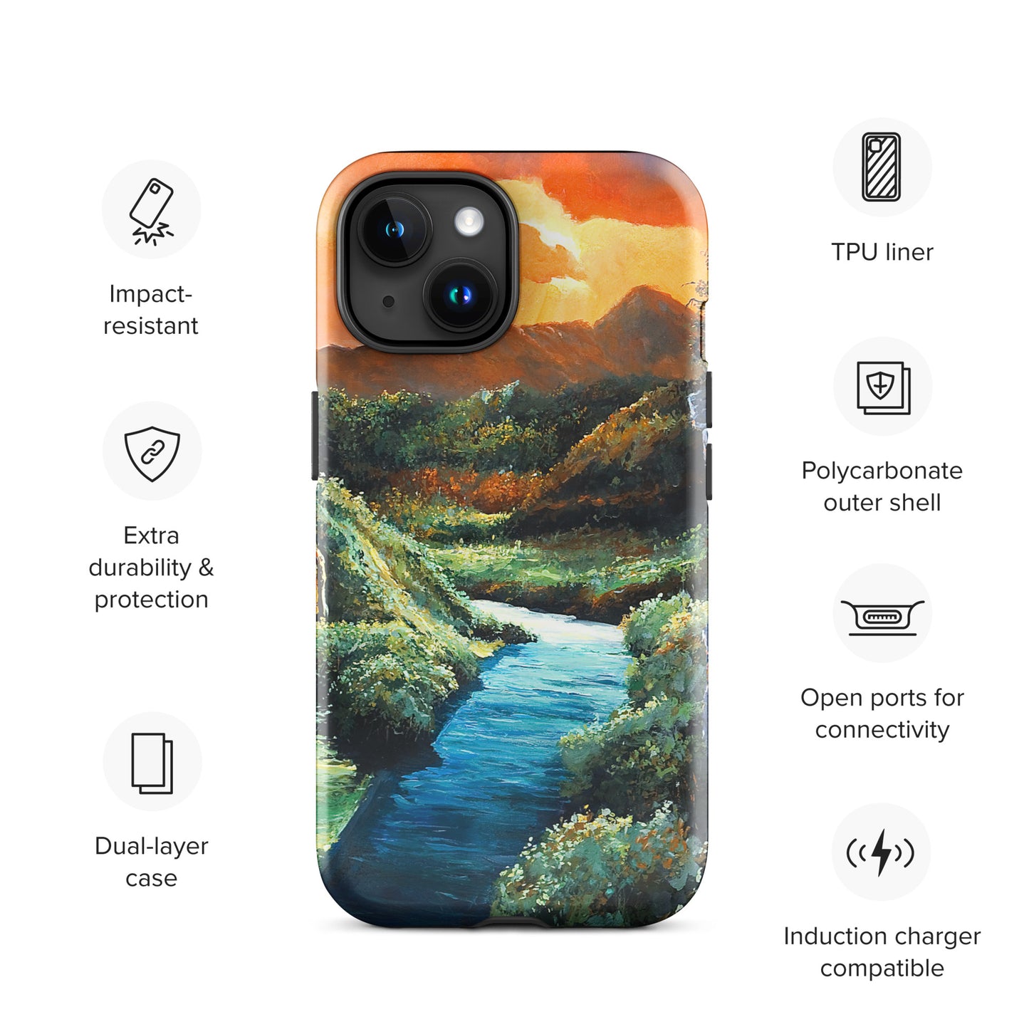 Wailua River Sunset - Tough Case for iPhone®