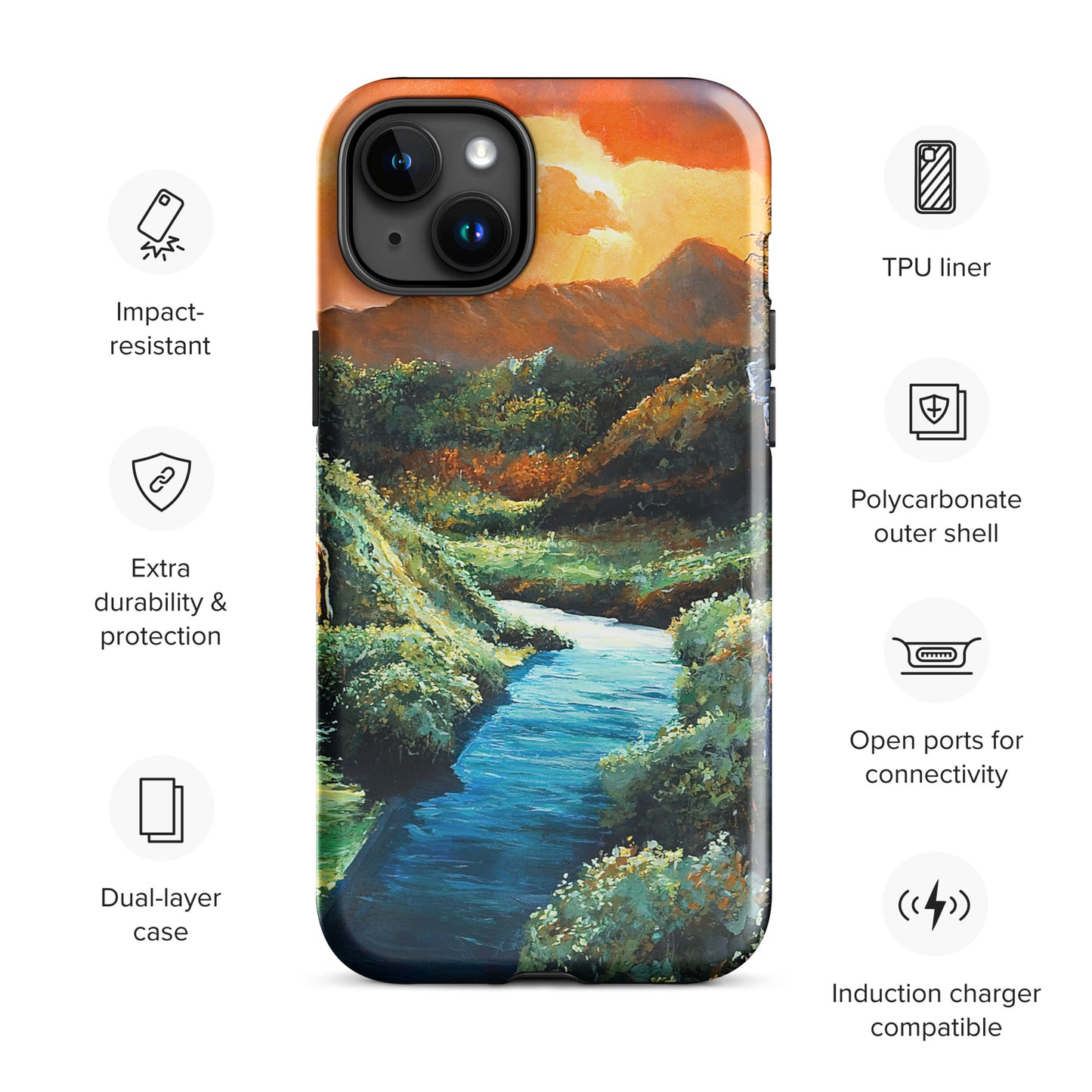 Wailua River Sunset - Tough Case for iPhone®